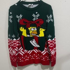 Homer Simpson Christmas Holiday Sweater